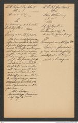 k.k. naturhistorisches Hofmuseum, Intendanzakten 1885-1896 (Hauer), Aktenzahl Z.507/1888, Seite 1